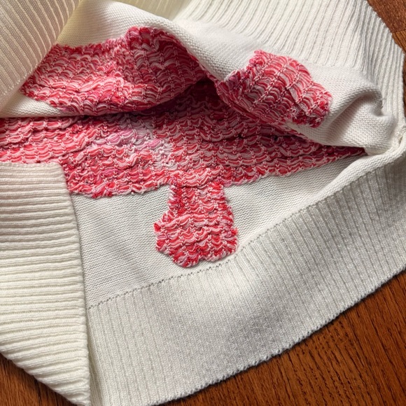 Mairos Pachi white and pink Axolotl sweater size M - Picture 14 of 16